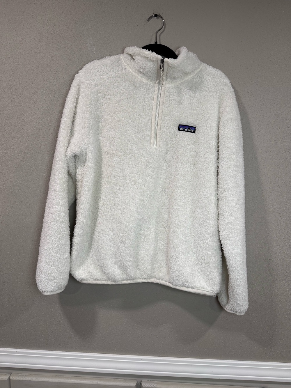 Patagonia Los Gatos 1-4 Zip White